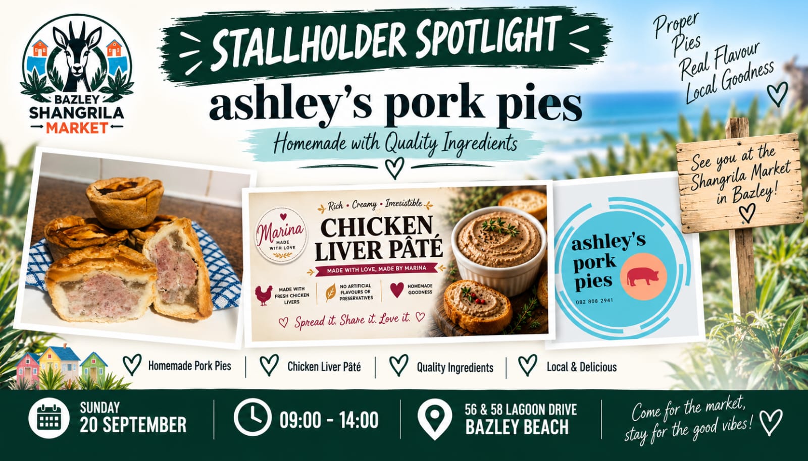 Ashley, pork pies
